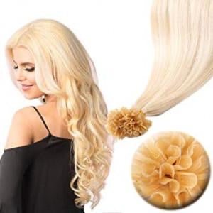 Forfait 14 : Extension à la kératine + 100 Mèches blondes naturelles comprises