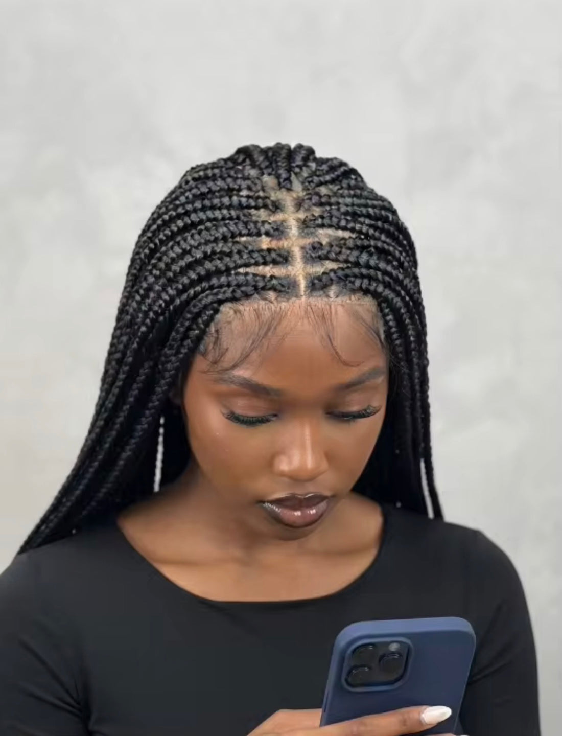 Vera Braids-lace - Perruque full Lace tréssée avec baby hair.