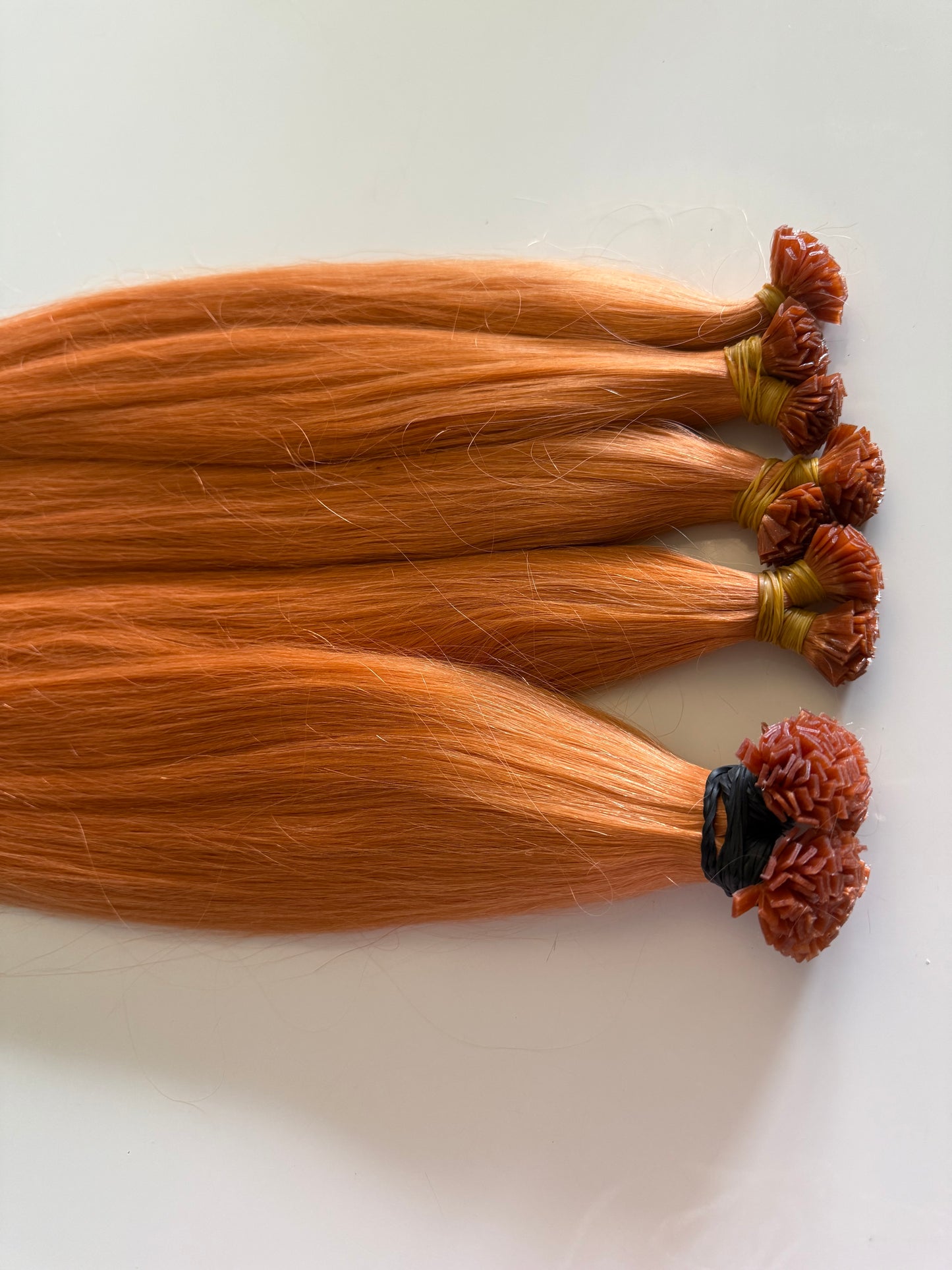 Extension kératine - Ginger orange clair - long 65 cm