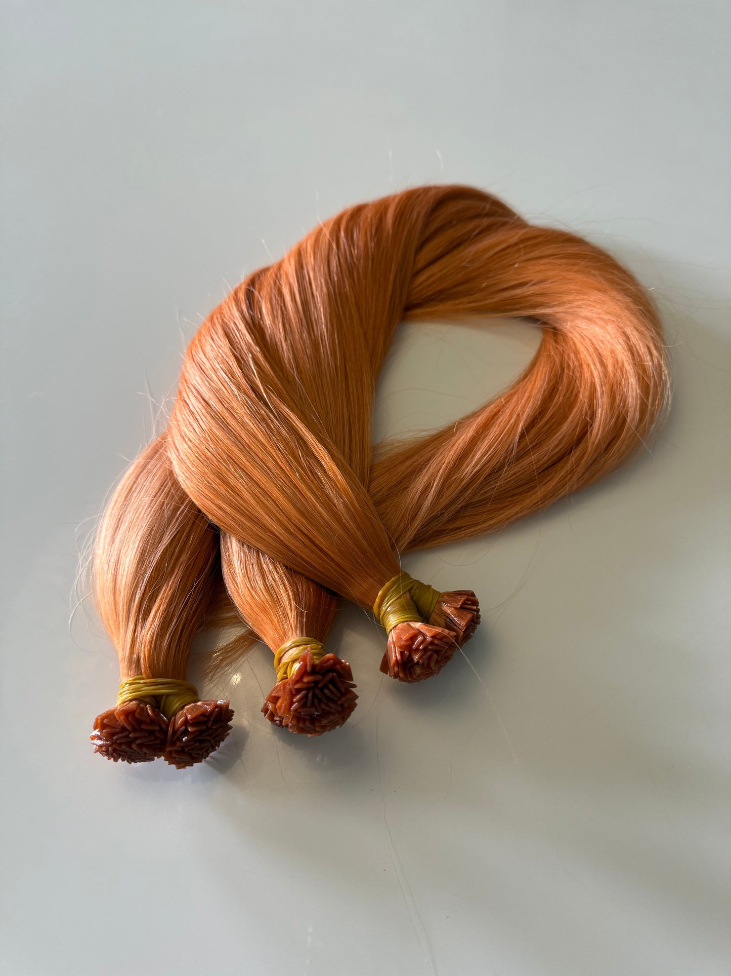 Extension kératine - Ginger orange clair - long 65 cm
