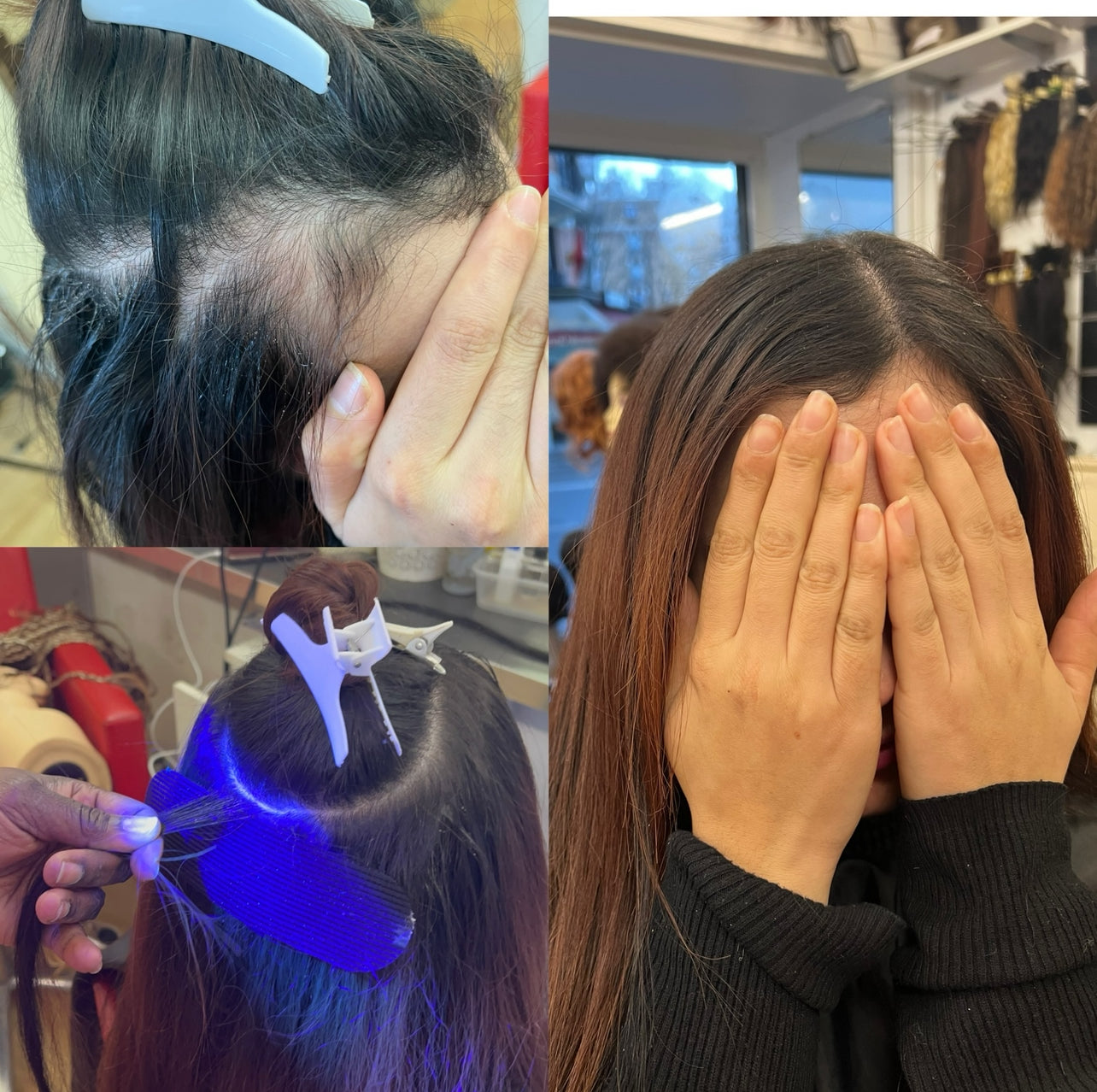 Module 6 - Formation extensions UV Light. Extensions Nano fil avec appareil ultrason. Comment poser et déposer les extensions à la colle résine, solidifiée par une lampe UV.