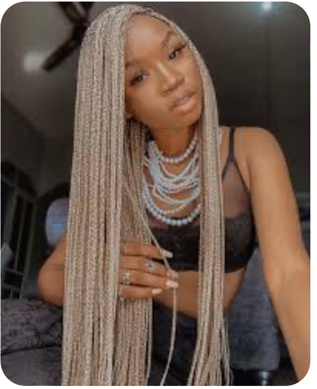 Perruque tressée Blonde - Blondy