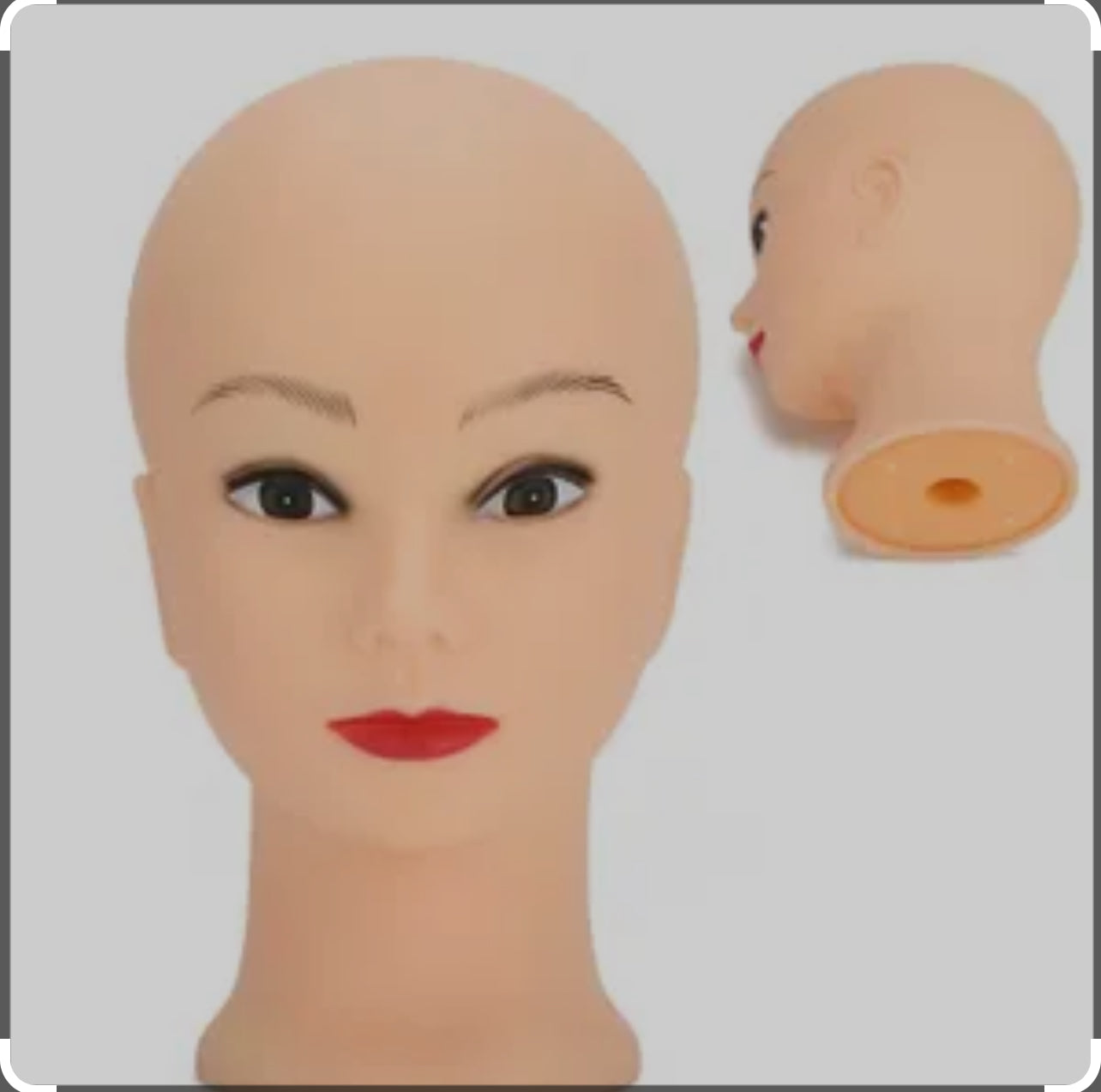 Tête Mannequin pour montage des perruques