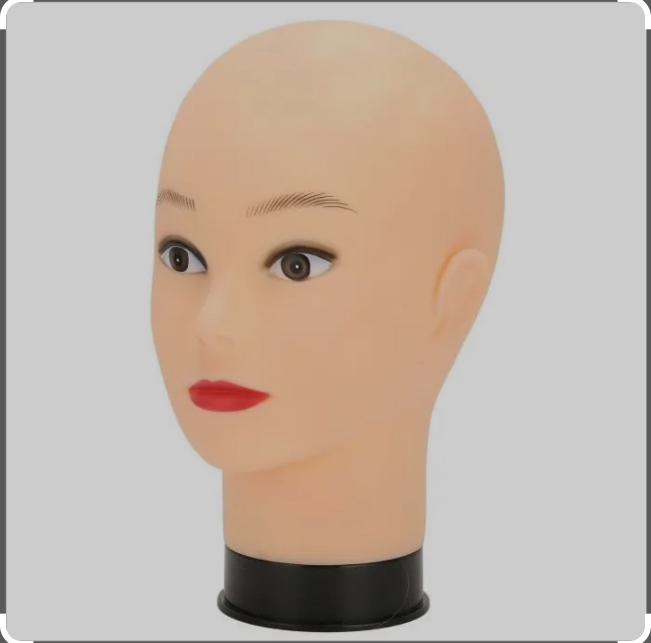 Tête Mannequin pour montage des perruques