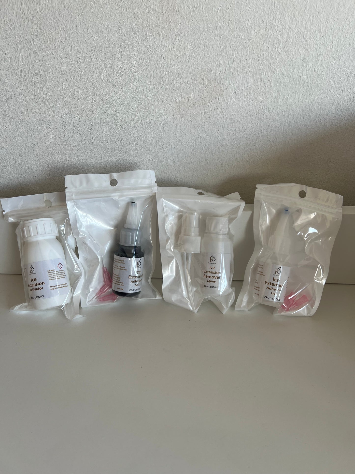 Kit Colles Ice extension (Extension à froid) ES + activateur ES et remover - Emy & Stefan