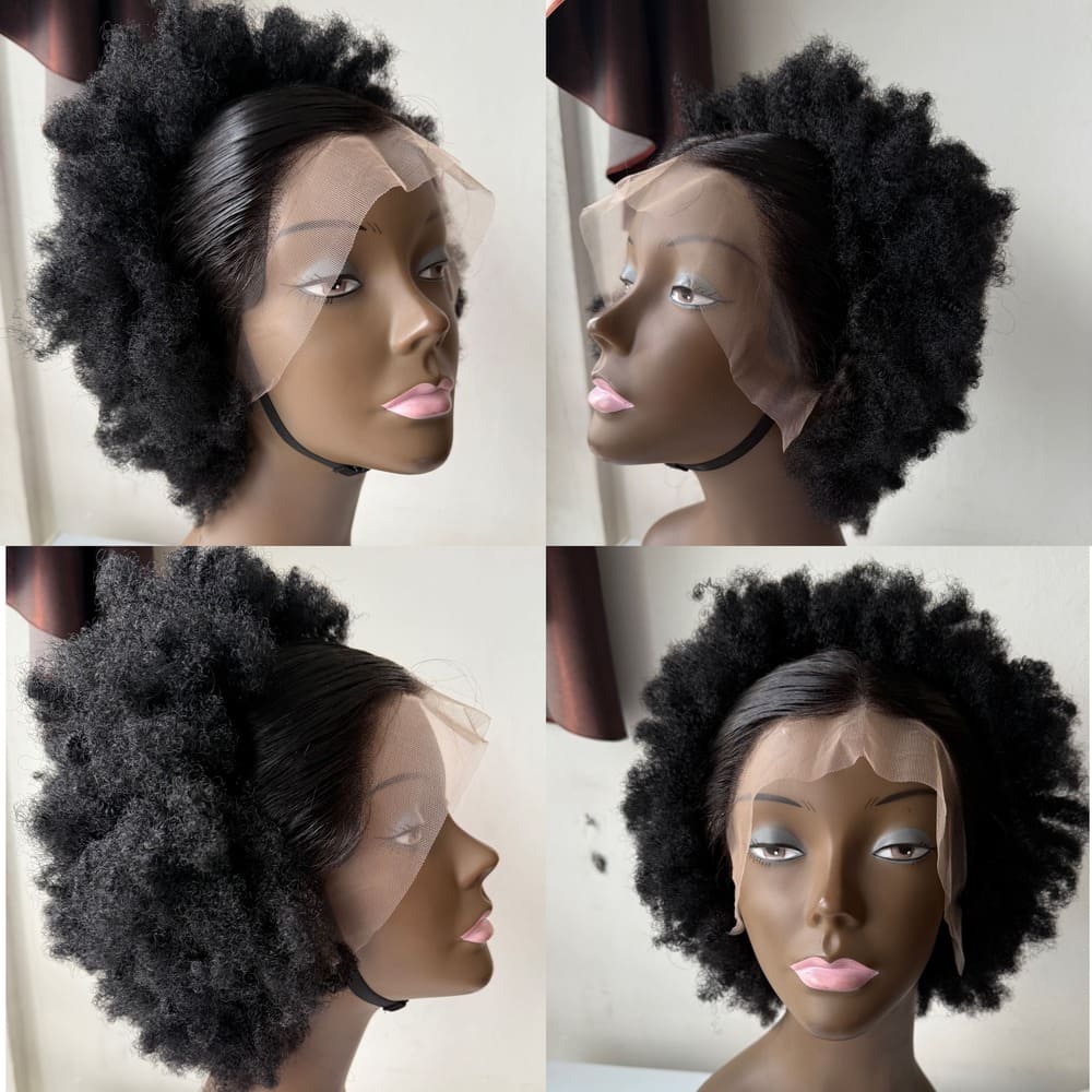 Perruque Brésilienne cheveux humain Afro crépus - d'origine de Salvador de BAHIA