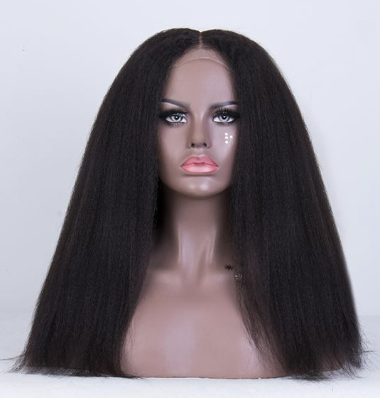 Lace front wig - Brazilian - Kinky Straight