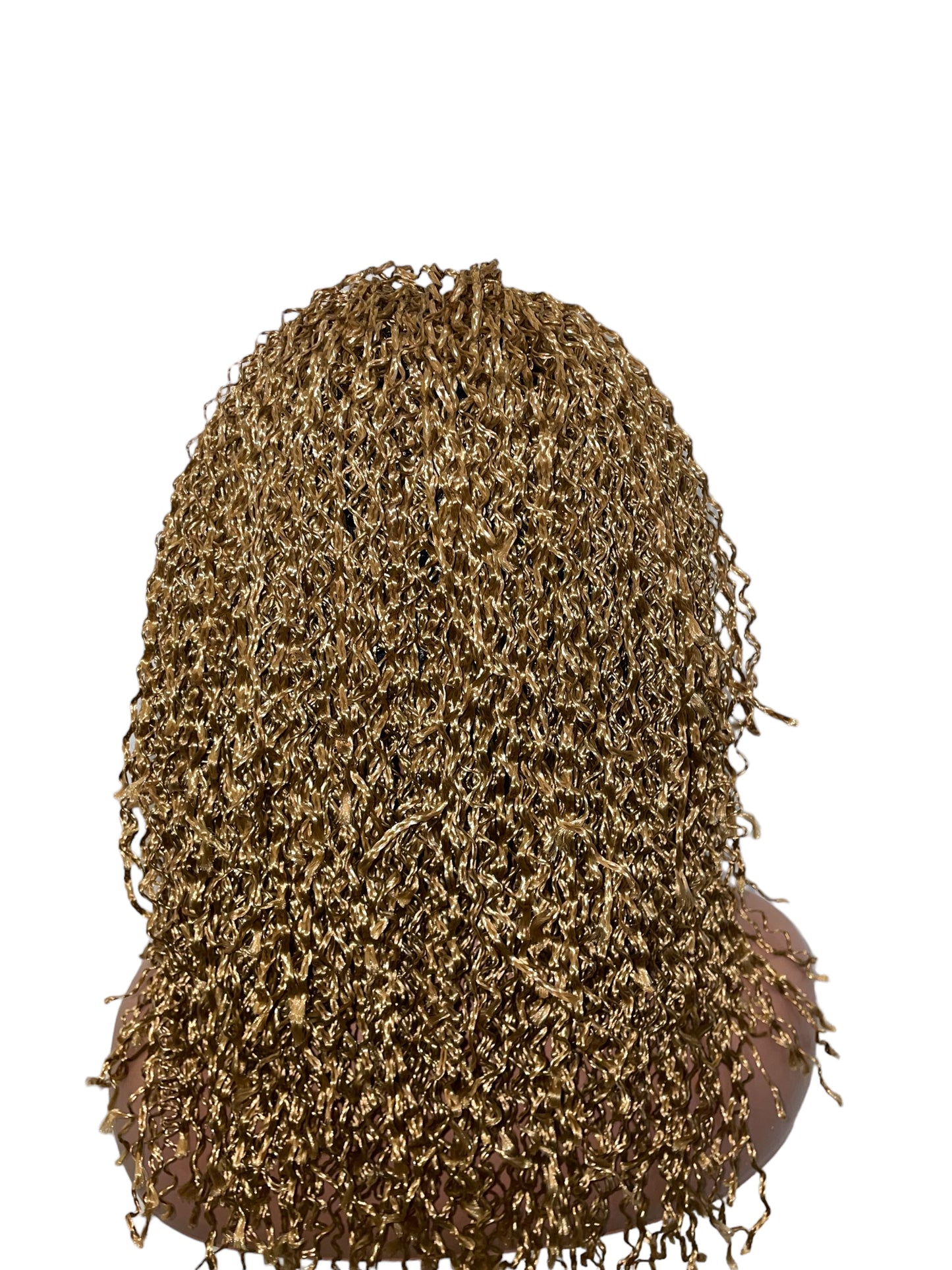 Perruque tressée en vanille fine ondulés Sanah