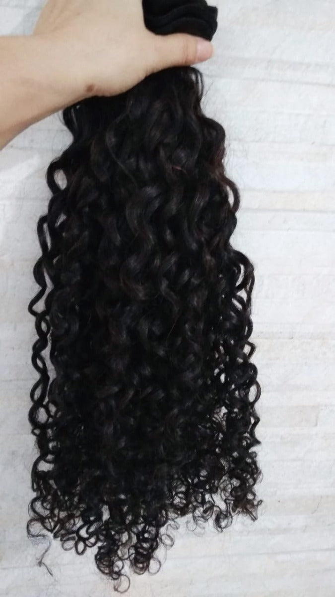 Tissage Brésilien curly cheveux humains - d'origine de Rio de Janeiro