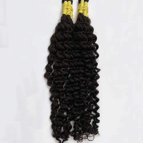 Mèches de cheveux naturels pour extension de cheveux - Boucles brésiliennes