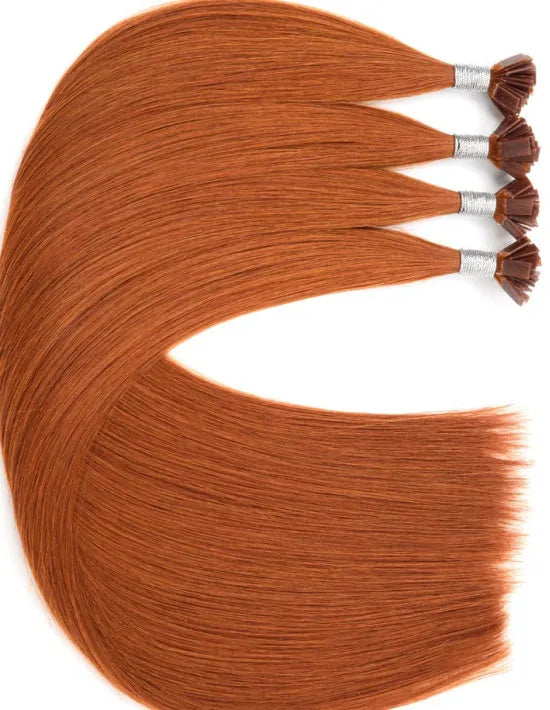 Extension kératine - Ginger orange clair - long 65 cm