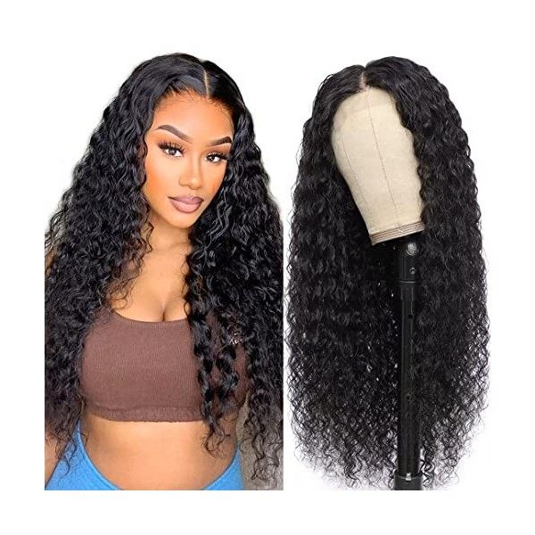 Perruque Closure lace brésilienne Deep curl - Luciana