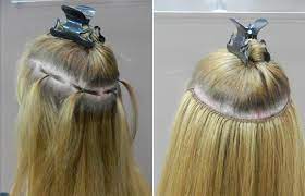 Forfait 13 : Pose Tissage à point (sans tresses) Technique brésilienne + vrai cheveux blond