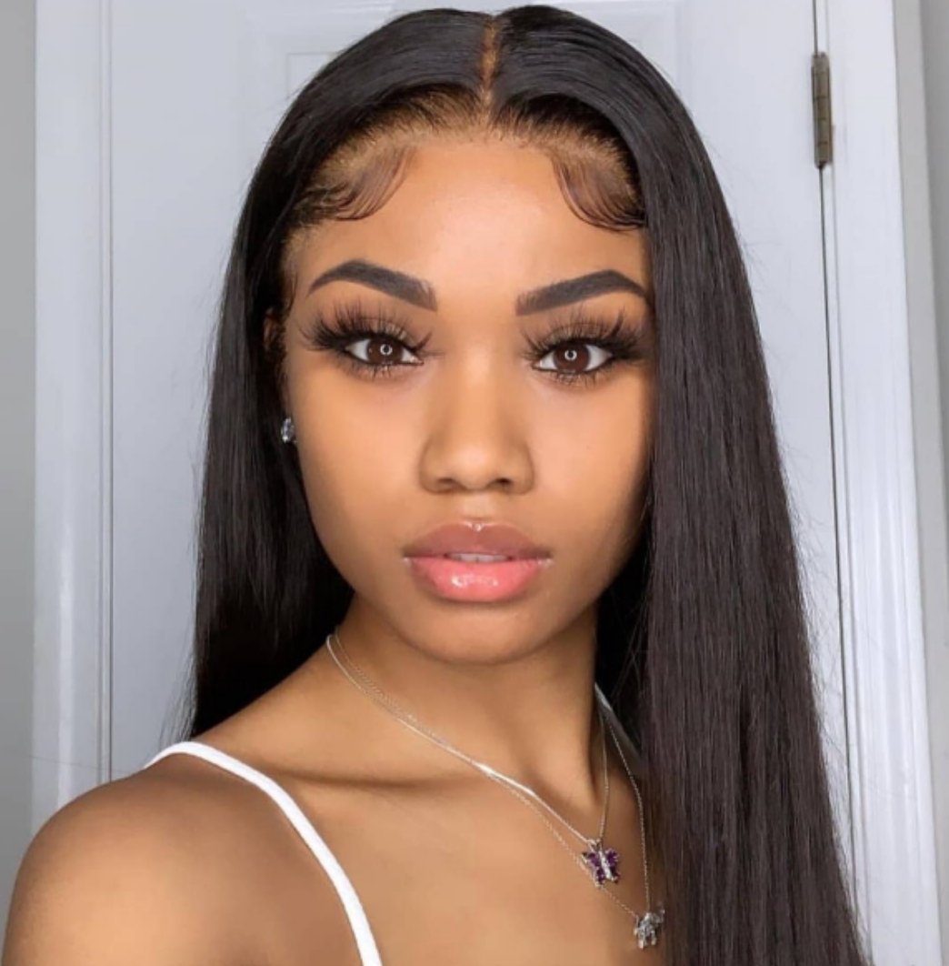 Top closure perruque - Cheveux indiens - lisse Jana