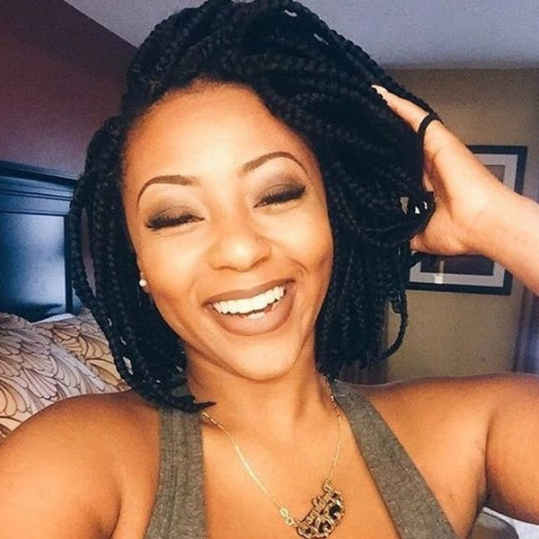 Perruque tressée box braid dégradé - Stefy