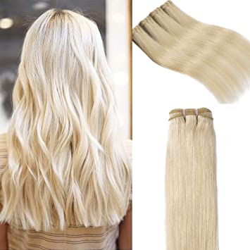 Extension Clip blond platine