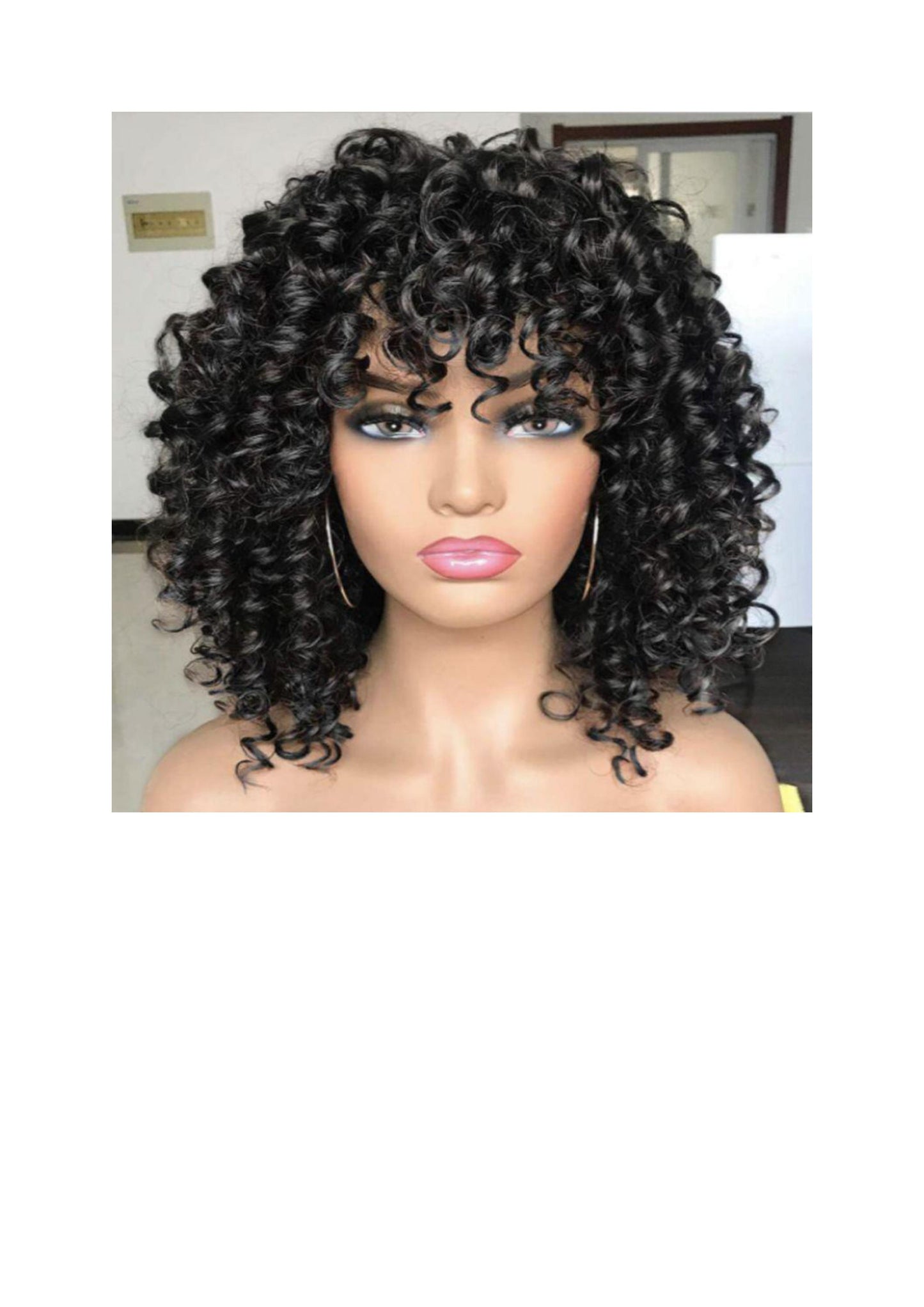 Perruque semi naturelle curly PERLA