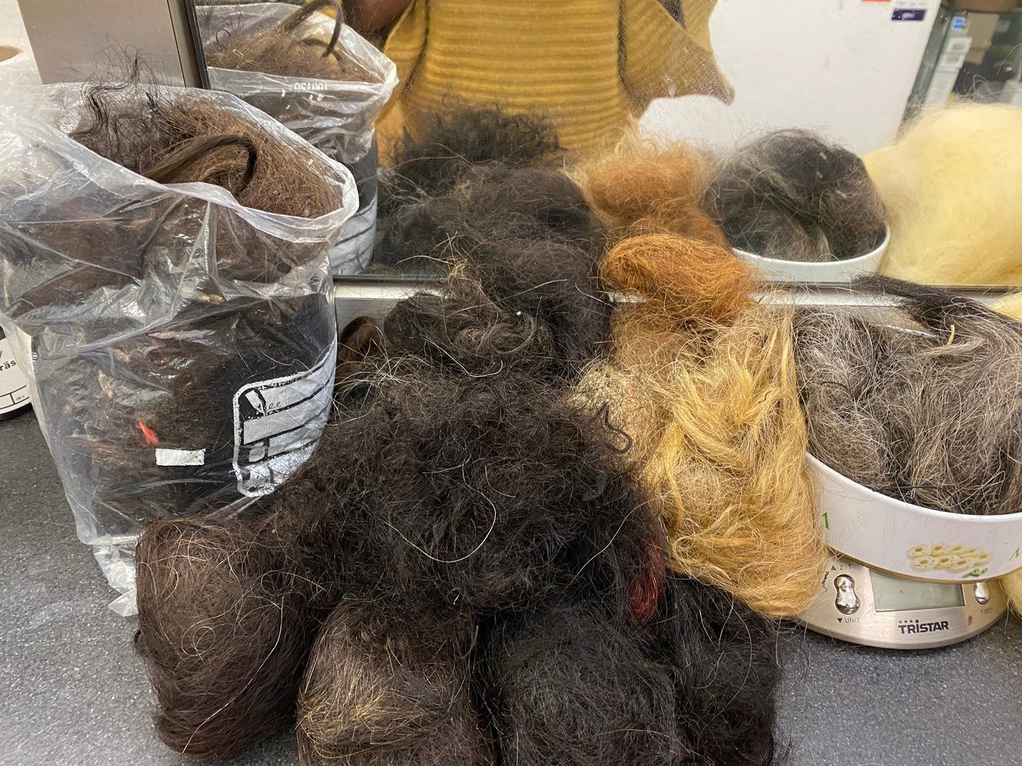 Confection des dreadlocks
