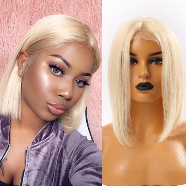 Perruque BOB - Brésilienne - Lisse - Blonde