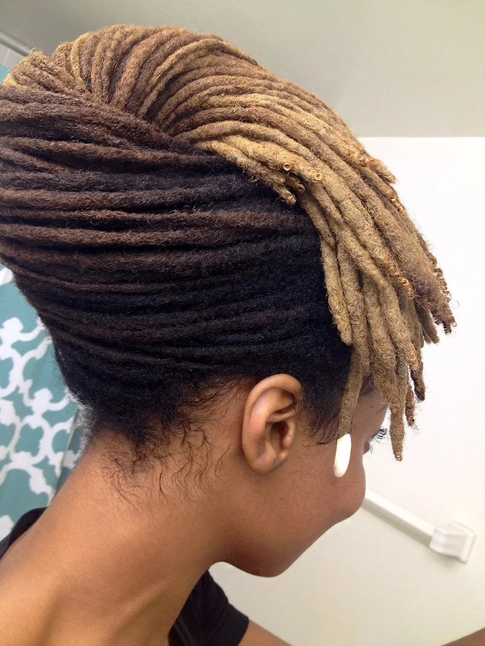 Nano Dreadlocks naturels cheveux afros fins largeur 0,4 cm - paquet de 10 pc