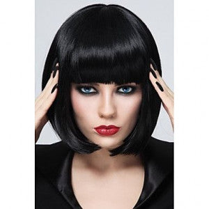 Peruca com franja espessa Flora - CABELO NATURAL INDIANO