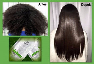 Grand kit lissage brésilien-1 litre (3 pcs : Shampoing + Réducteur de volume + baume)