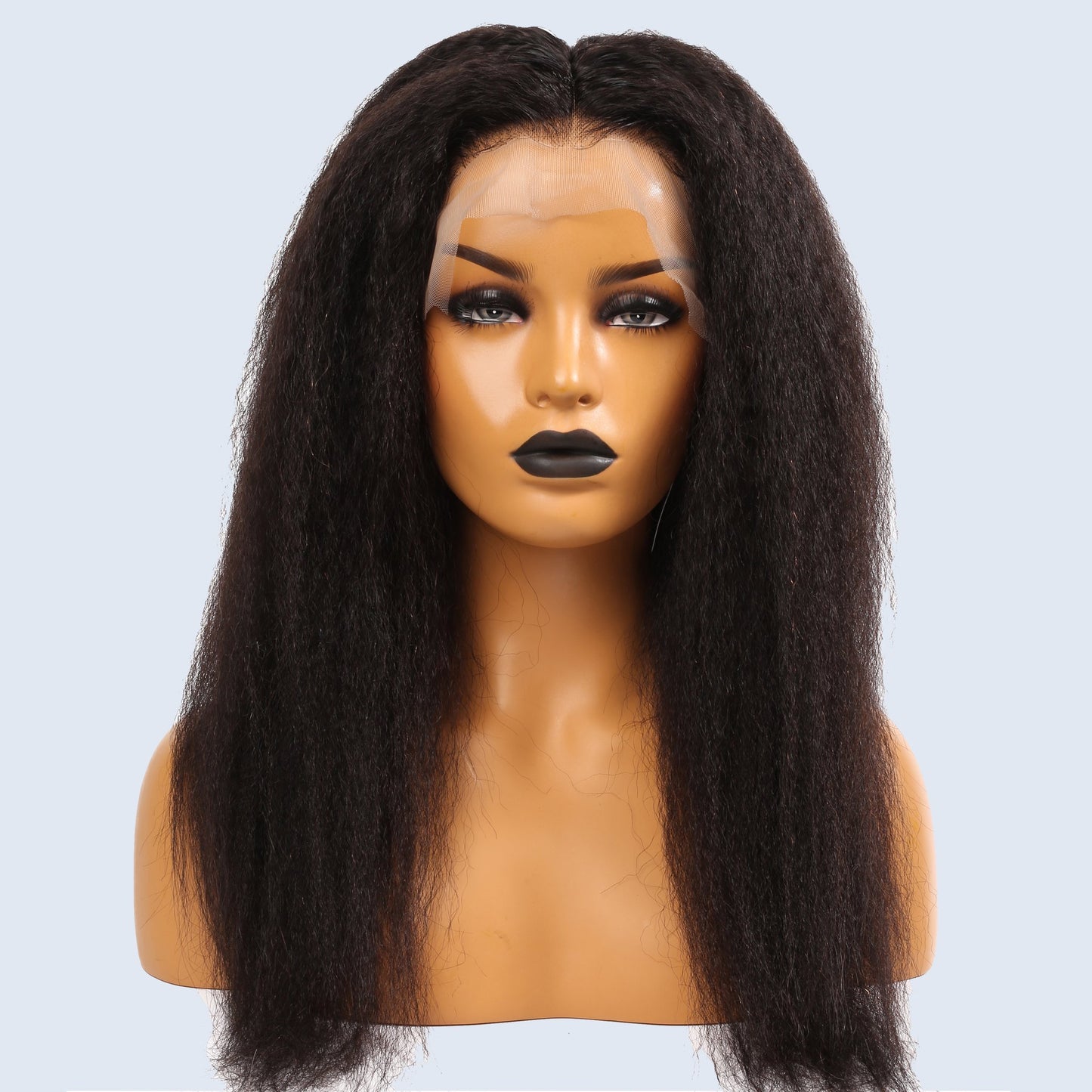 Front lace perruque - brésilienne - Kinky Straight