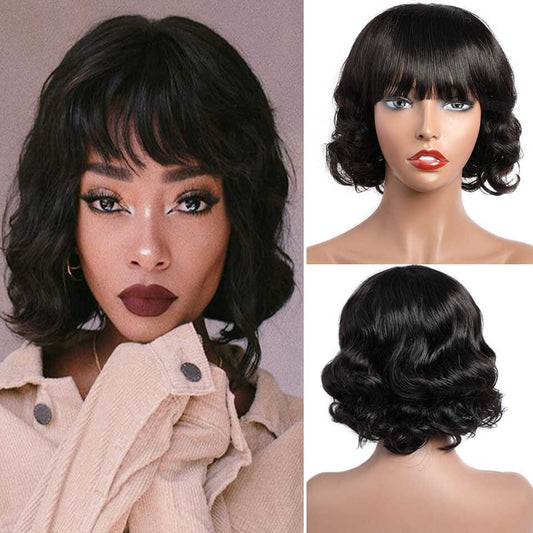 Perruque Leisa - Cheveux humains cabelos - pas cher! PROMO!