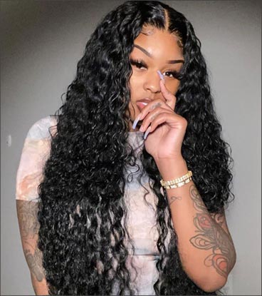 Perruque Top closure lace en vrais cheveux boucles brésiliennes steam - Precybel