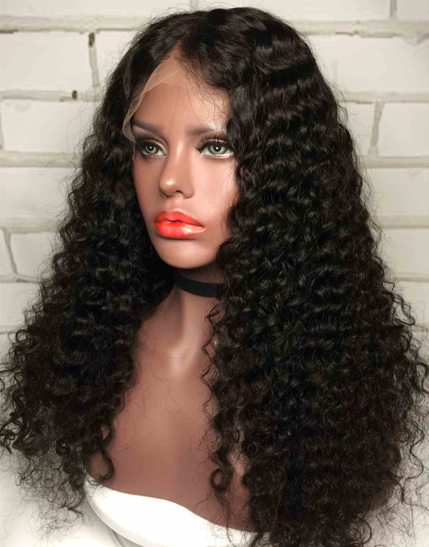 Perruque Front lace cheveux naturels raw vierges - Curly naturel - Briyana