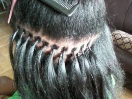 PROMO - Forfait 1 : Extension au fil technique brésilienne (120 grammes cheveux inclus)
