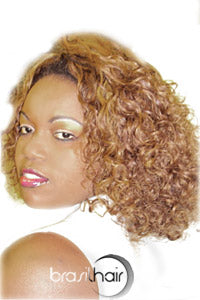 Tissages Indiens boucles naturelles - Marron Miel - gamme Premium