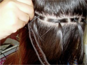 Forfait 4 : Tissage sans tresses + mèches brésiliennes comprises