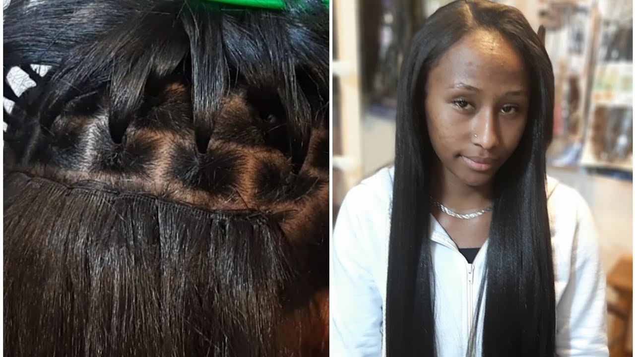 Forfait 4 : Tissage sans tresses + mèches brésiliennes comprises