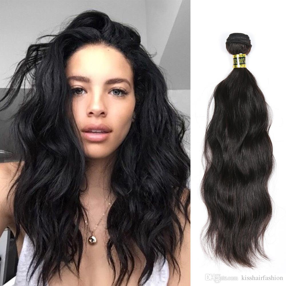 Tissage brésilien vagué cheveux humains naturels - d'origine de Sao-Paulo