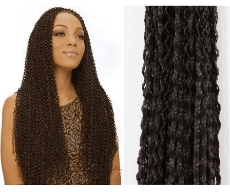 Mèches pour crochet Braid, piqué lâché, et tresses