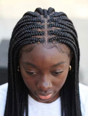 Vera Braids-lace - Perruque full Lace tréssée avec baby hair.