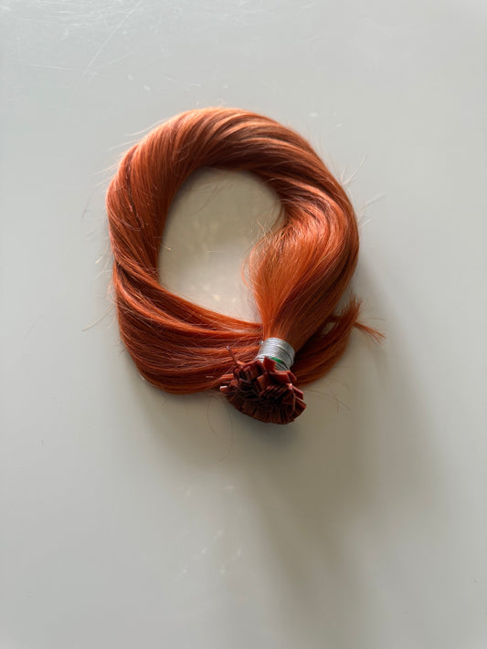 Extension kératine - ginger orange cuivré - 45 et 50 cm
