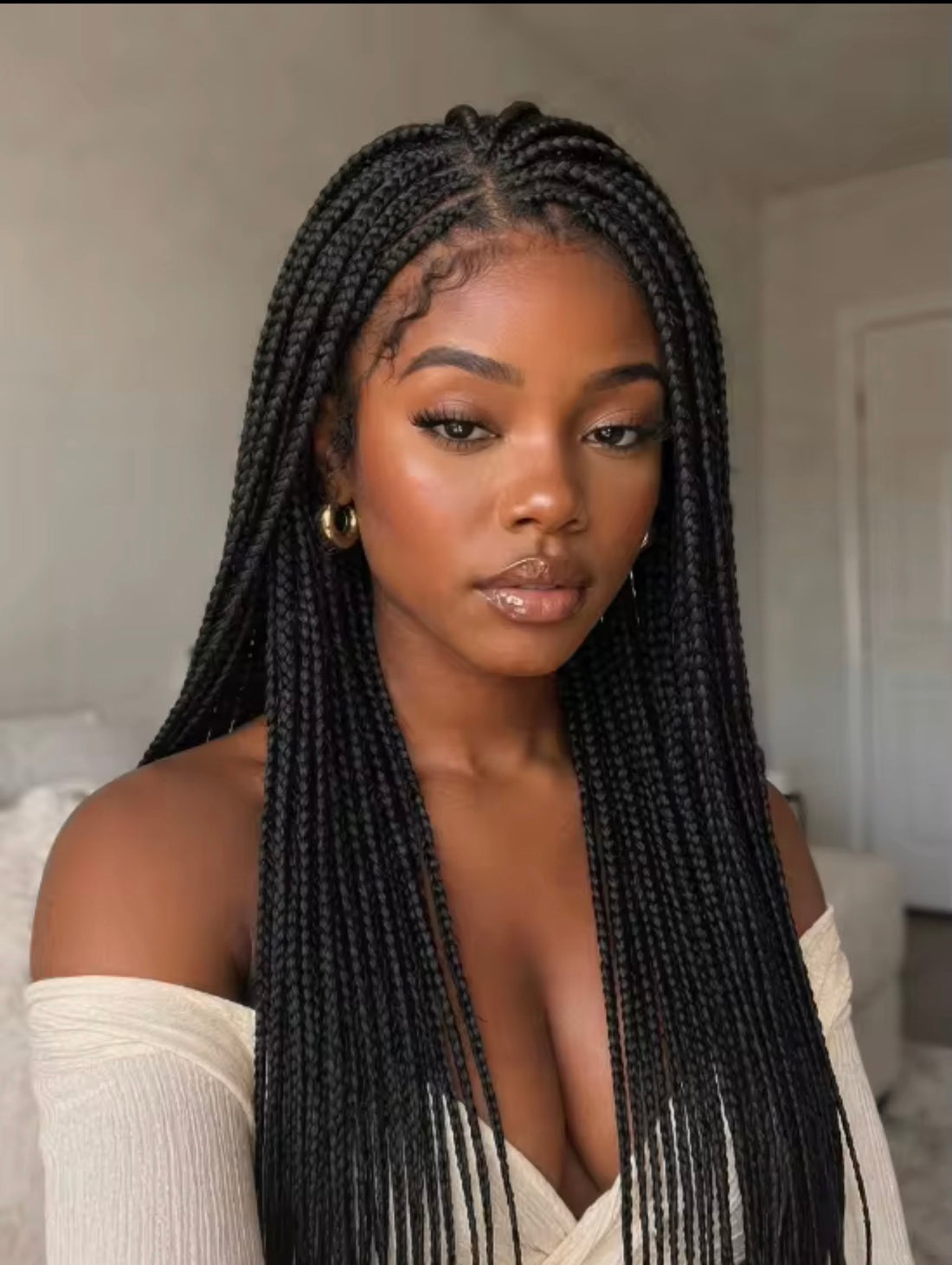 Vera Braids-lace - Perruque full Lace tréssée avec baby hair.