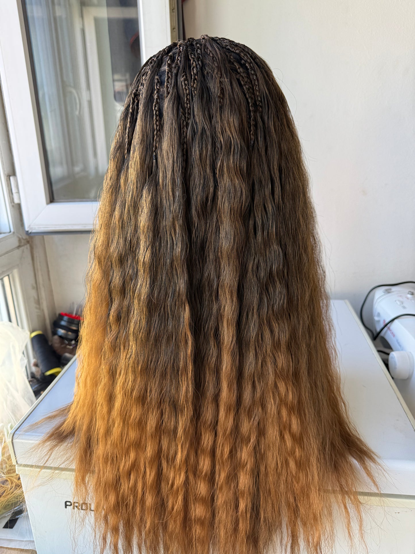 Perruque full lace piqué lâché mix couleur - SKALA