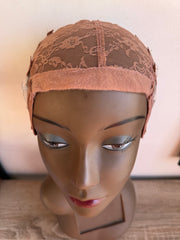 Bonnet pour montage perruque lot des 3 pièces - Marron