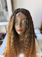 Perruque full lace piqué lâché mix couleur - SKALA
