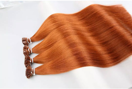 Extension kératine - Ginger orange clair - long 65 cm