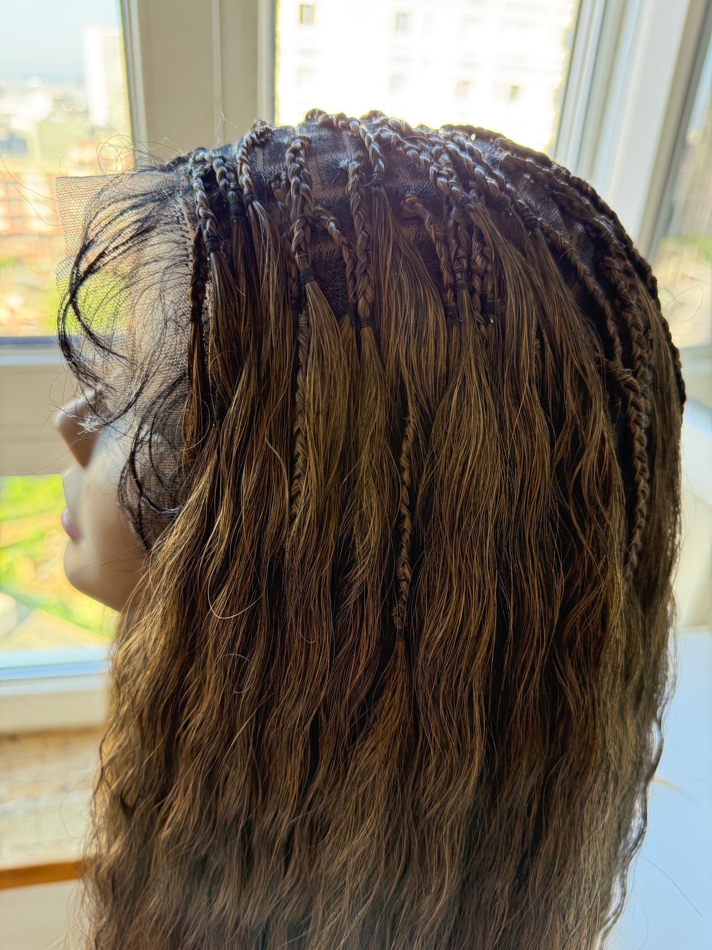 Perruque full lace piqué lâché mix couleur - SKALA