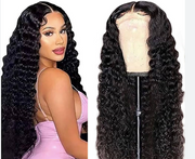 Perruque closure lace en vrais cheveux boucles naturelles - Alexandra