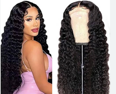 Perruque closure lace en vrais cheveux boucles naturelles - Alexandra