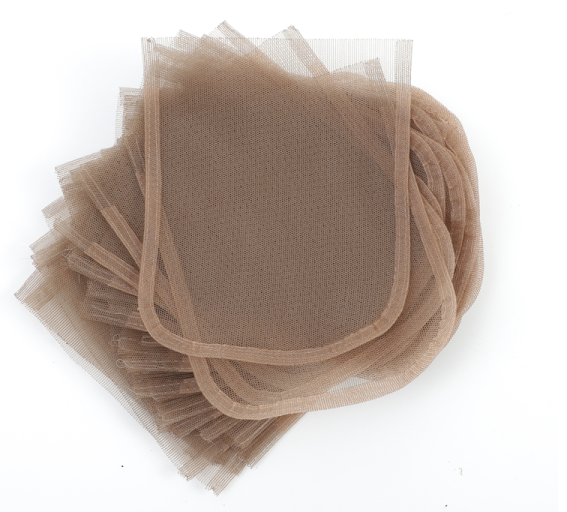 Tissu en tulle lace net pour confection des closures, topers, et laces frontales avec le crochet
