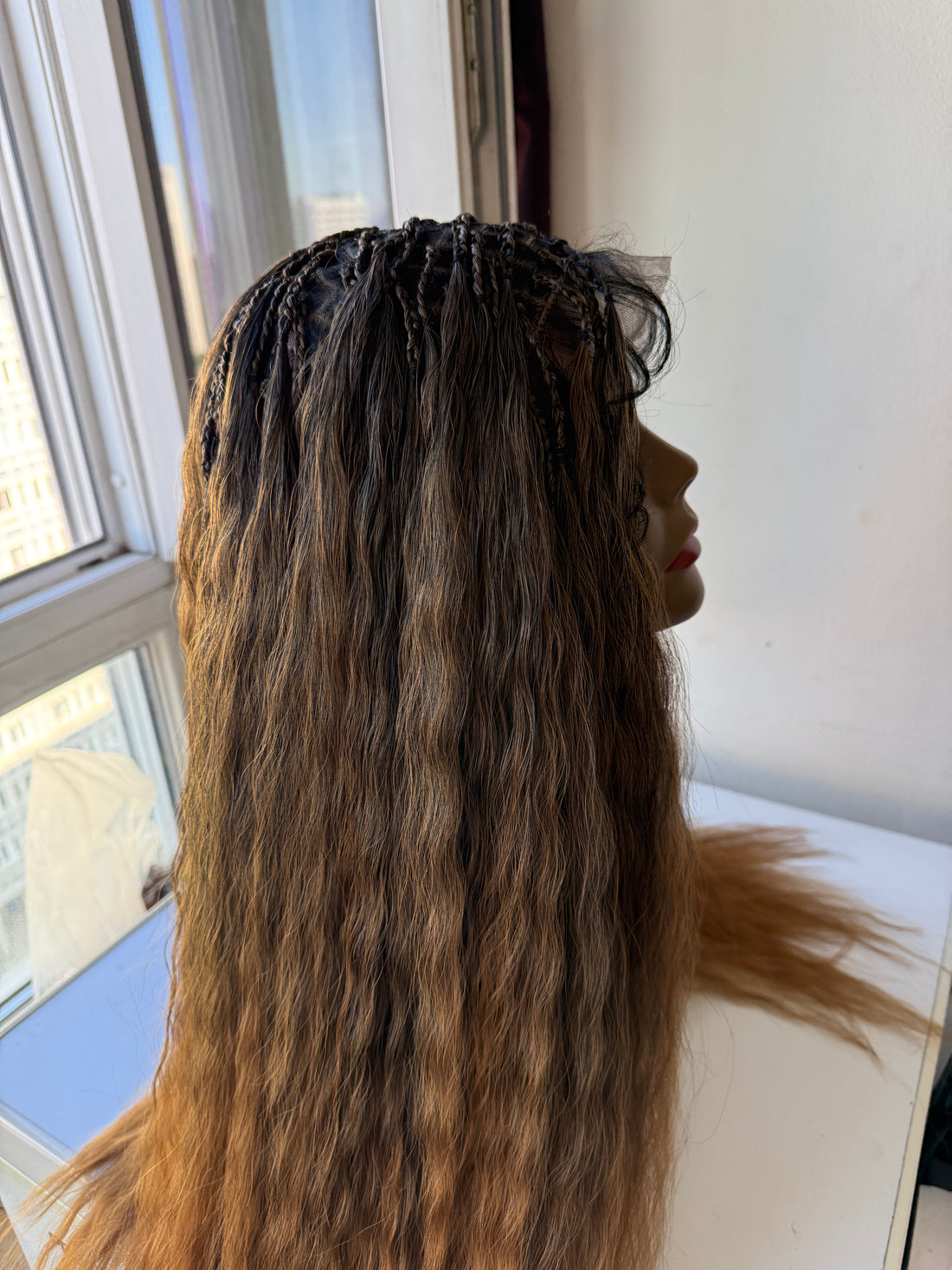 Perruque full lace piqué lâché mix couleur - SKALA
