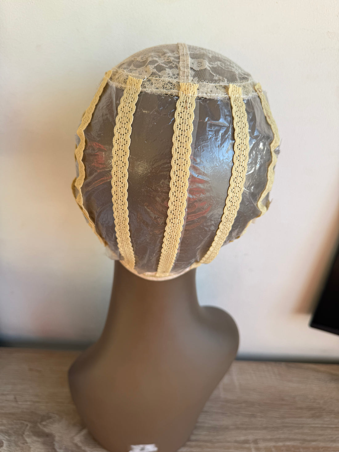 Bonnet pour montage perruque lot des 3 pièces - Beige
