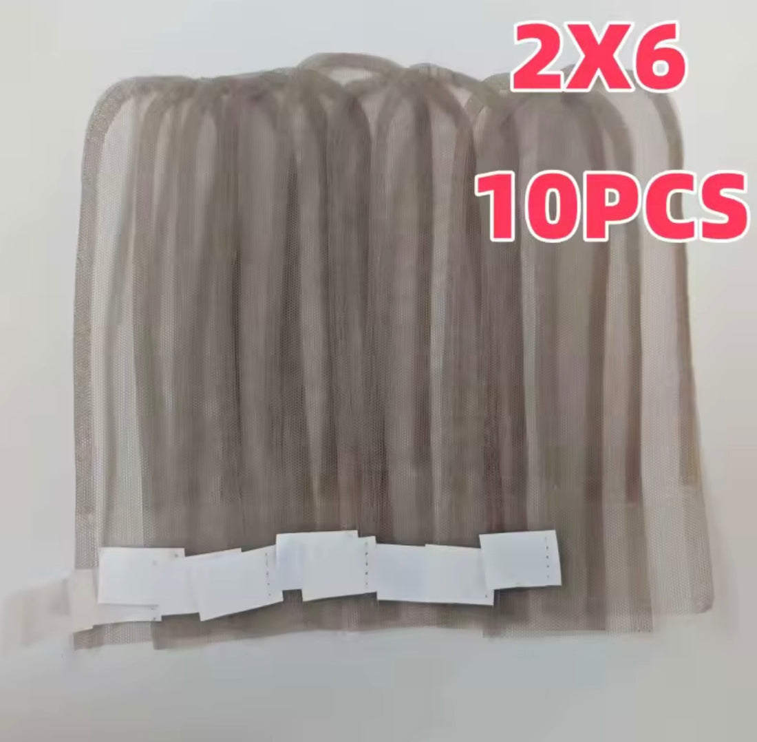 Tissu en tulle lace net pour confection des closures, topers, et laces frontales avec le crochet